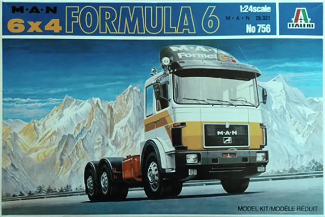 Modellbausatz 756 - MAN Formel 6 von Italeri